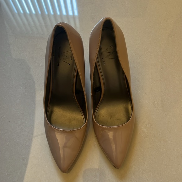 Worthington Womens Zool Pointed Toe Block Heel Pumps - Picture 3 of 5